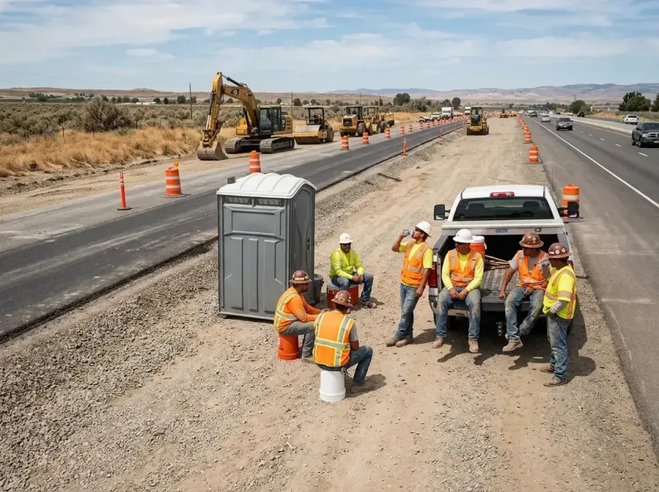 highway-road-construction-crew-007 — frequently asked questions, Porta Potty and Restroom Rentals in Carrollton, VA
